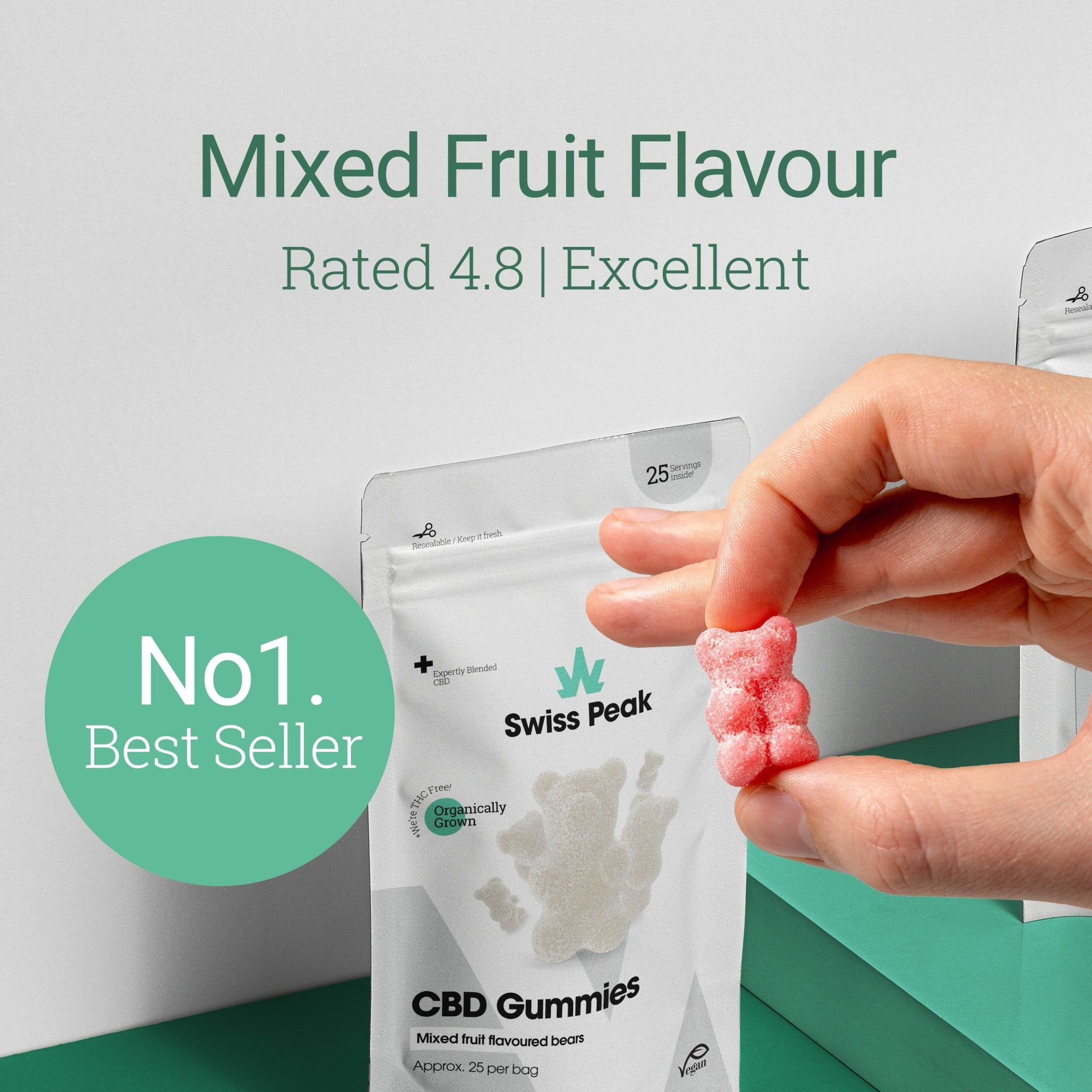 CBD Gummy Bears (1200mg CBD) - SwissPeakCBD
